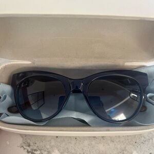 Linda Farrow x The Row Navy Blue Sunglasses